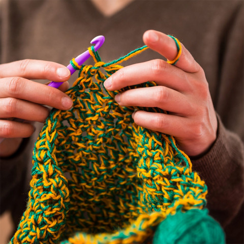 
Metalinių nėrimo vąšelių rinkinys dėžutėje - 100 vnt.
