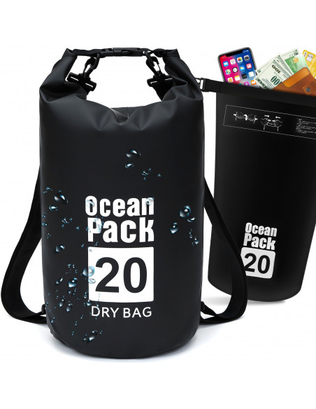 
Vandeniui atsparus kuprinės krepšys baidarėms ar valtims, 20 l
