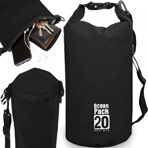 
Vandeniui atsparus kuprinės krepšys baidarėms ar valtims, 20 l
