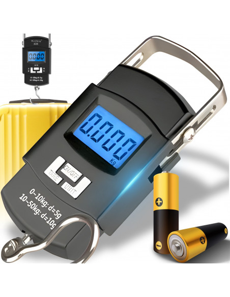 
Rankinės žvejybos kablio svarstyklės iki 50 kg
