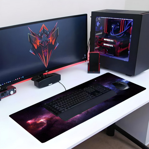 
Žaidimų stalo pelės kilimėlis XXL 80 x 40 cm - erdvus
