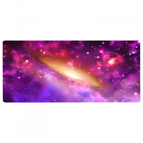
Žaidimų stalo pelės kilimėlis XXL 80 x 40 cm - kosmoso rožinis
