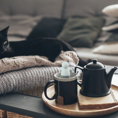 
Arbatos, kavos, žolelių užpilas su rankena - figūrėlė
