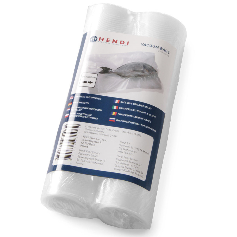 Rieveliniai maišeliai vakuuminio pakavimo mašinoms 280x6000mm 2 RITINIAI