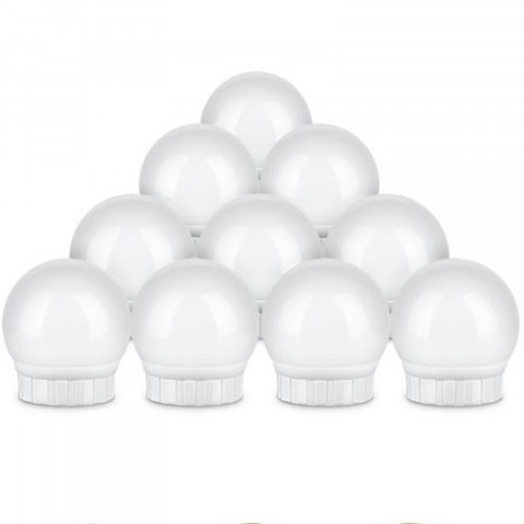 
LED lemputės veidrodiniam tualetiniam staliukui, 10 lygių, 2 m
