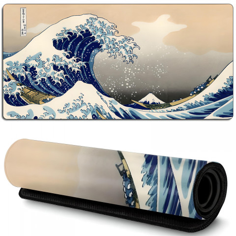 
Žaidimų stalo kilimėlis žaidėjams XXL 90 x 40 cm - banguotos
