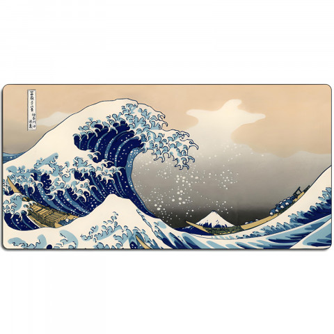 
Žaidimų stalo kilimėlis žaidėjams XXL 90 x 40 cm - banguotos
