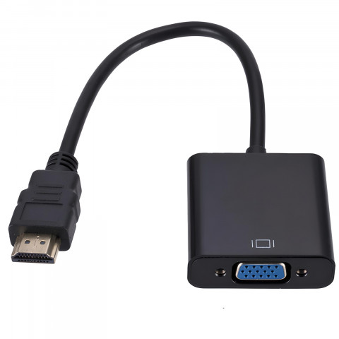 
HDMI - VGA DSUB keitiklio adapteris, 25 cm
