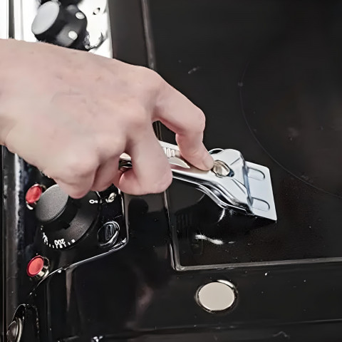 
Stiklo grandiklis keraminių indukcinių kaitlenčių valymui, 5 ašmenys
