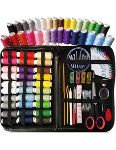 
Siuvėjo įrankių dėžė, siūlų kirpimo įrankis, priedai dėkle - 122 vnt.
