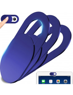 
Nešiojamojo kompiuterio kameros dangteliai, mėlyni - 3 vnt.
