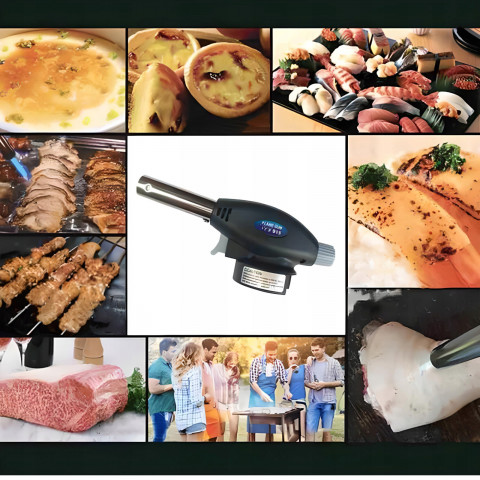 
Dujinio degiklio kasetinis karšto oro pistoletas su pjezoelektriniu uždegikliu
