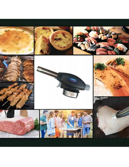 
Dujinio degiklio kasetinis karšto oro pistoletas su pjezoelektriniu uždegikliu
