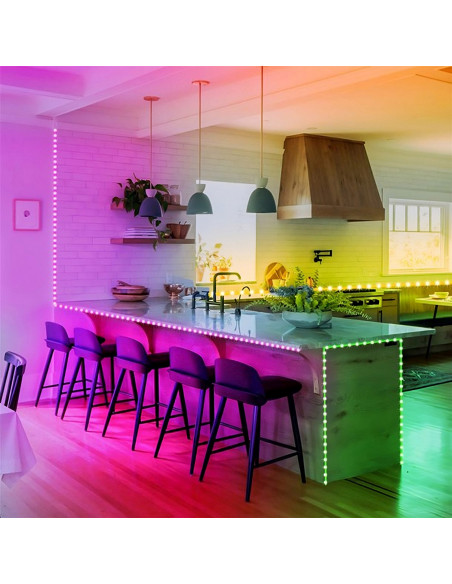 
SMD RGB LED juosta, spalvinga, atspari vandeniui, PILOT - 5 m
