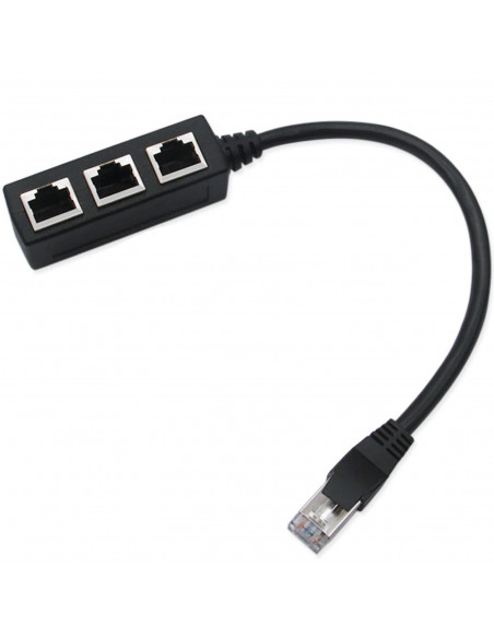 
Tinklo skirstytuvas RJ45 3x LAN
