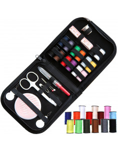 
Siuvėjo kelioninis siuvimo rinkinys, siuvimo organizatorius, adata, smeigtukas, centimetras - rinkinys
