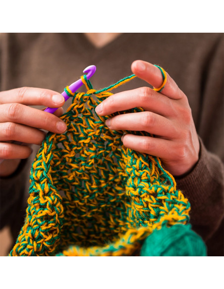 
Metalinių nėrimo vąšelių rinkinys dėžutėje - 100 vnt.
