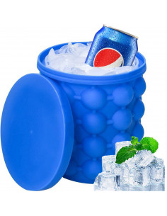 
2 viename silikoninis ledo kubelių gaminimo puodelis
