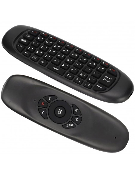 
Nuotolinio valdymo pultas su klaviatūra, skirtas išmaniajam televizoriui 3 viename, 10 m
