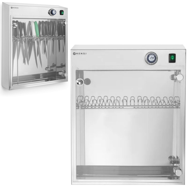 UV sterilizatorius, skirtas 14 peilių peilių dezinfekcijai - Hendi 281246