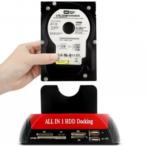 
Prijungimo stotelė 2 HDD SSD SATA IDE 2.5& 39 & 39 3.5& 39 & 39 USB diskams
