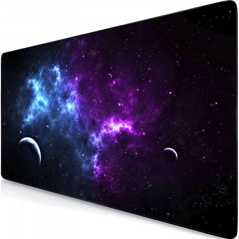 
Žaidimų stalo kilimėlis žaidėjams XXL 80 x 40 cm - galaktika
