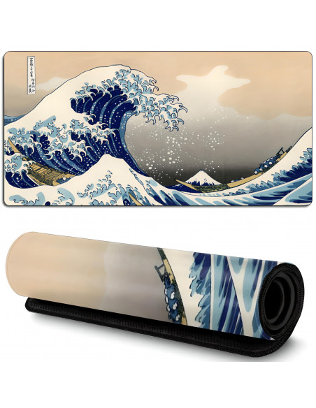 
Žaidimų stalo kilimėlis žaidėjams XXL 90 x 40 cm - banguotos
