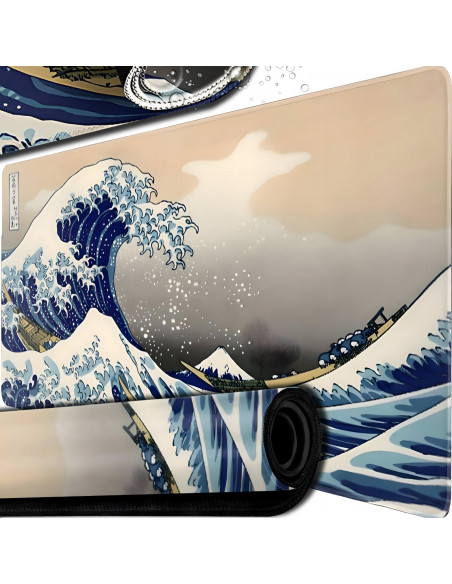 
Žaidimų stalo kilimėlis žaidėjams XXL 90 x 40 cm - banguotos
