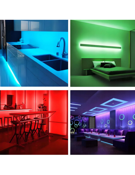 
SMD RGB LED juosta, spalvinga, atspari vandeniui, PILOT - 5 m
