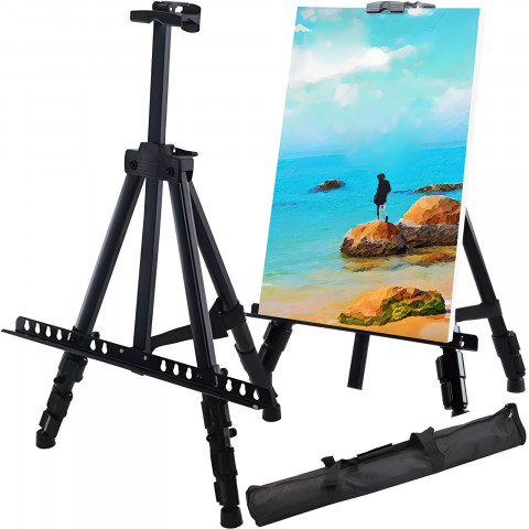 
Metalinis lauko tapybos molbertas su dėklu 158 cm
