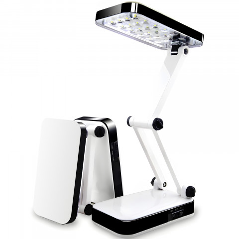 
Sulankstoma įkraunama stalo lempa, 24 LED, 5 W
