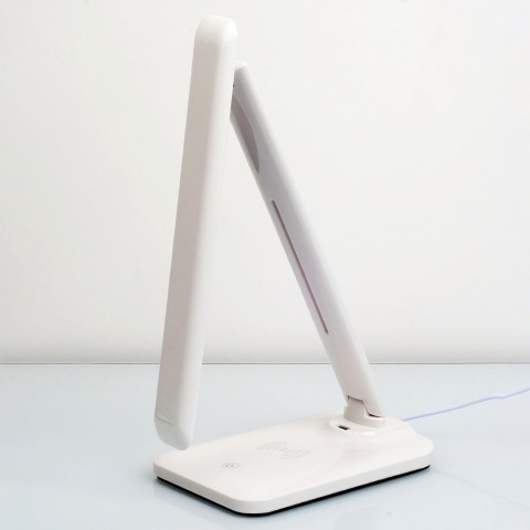 
Mokyklinė stalo lempa su indukciniu įkrovikliu, 3 spalvos, 5 režimai, 10 W
