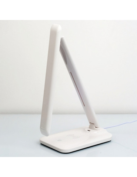 
Mokyklinė stalo lempa su indukciniu įkrovikliu, 3 spalvos, 5 režimai, 10 W
