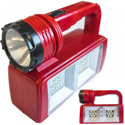 
Žibintuvėlio tipo stovyklavimo dirbtuvių lempa su LED baterijų laikikliu
