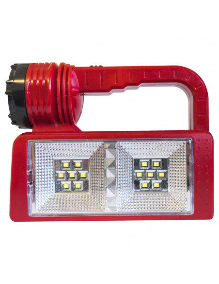 
Žibintuvėlio tipo stovyklavimo dirbtuvių lempa su LED baterijų laikikliu
