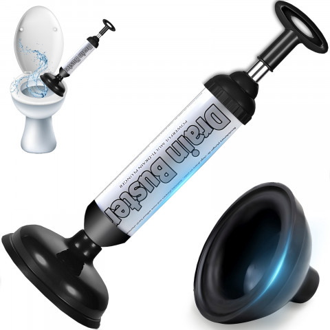 
Kanalizacijos valymo siurblys tualeto ir kanalizacijos vamzdžiams atkimšti, skersmuo 60/ 165 mm
