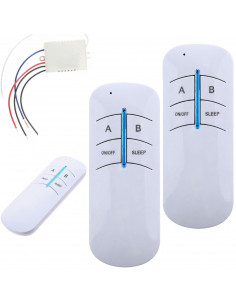 
Belaidis nuotolinio valdymo šviesos jungiklis - 2 vnt.
