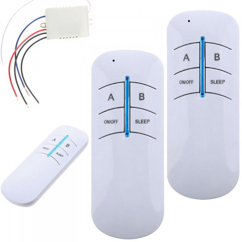 
Belaidis nuotolinio valdymo šviesos jungiklis - 2 vnt.
