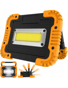 
Nešiojamas lauko halogeninis prožektorius su baterijų laikikliu 30 W
