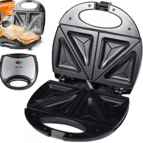 
Sumuštinių keptuvė su teflono danga, 750 W
