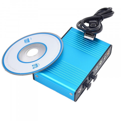 
Išorinė 5.1/ 7.1 USB garso plokštė
