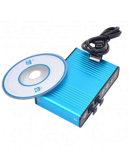 
Išorinė 5.1/ 7.1 USB garso plokštė
