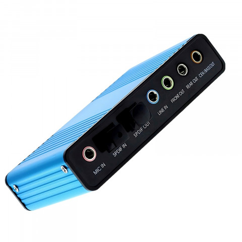 
Išorinė 5.1/ 7.1 USB garso plokštė
