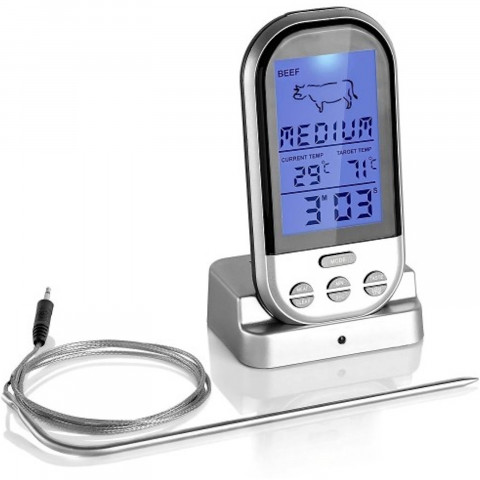 
Belaidis termometras su zondu griliui ir rūkyklai -20 - 250 C
