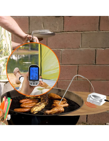 
Belaidis termometras su zondu griliui ir rūkyklai -20 - 250 C
