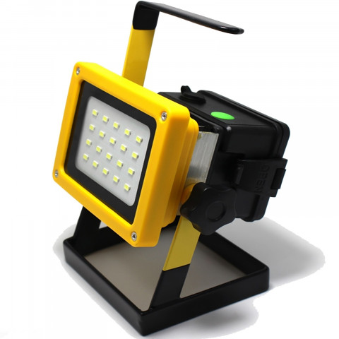 
Halogeninis įkraunamas LED dirbtuvių prožektorius 30 W
