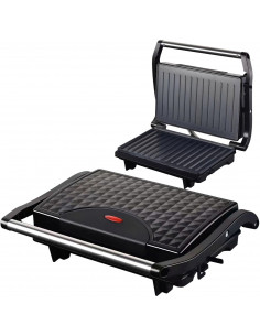 
Elektrinis kontaktinis grilis panini, mėsai, daržovėms 750 W
