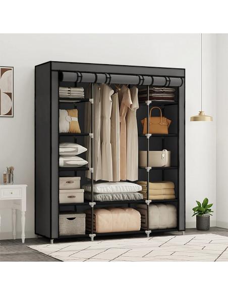 
Audinio spinta, tekstilinė spintos lentyna 148 x 42 x 172,5 cm
