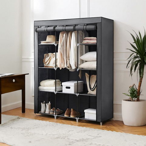 
Audinio spinta, tekstilinė spintos lentyna 148 x 42 x 172,5 cm
