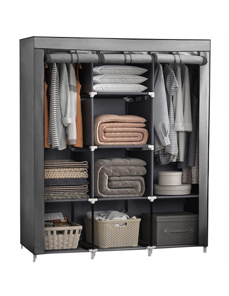 
Audinio spinta, tekstilinė spintos lentyna 130 x 45 x 175 cm
